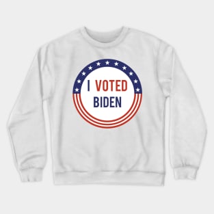 I Voted Biden Crewneck Sweatshirt